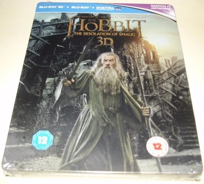 The Hobbit The Desolation Of Smaug Theatrical 3D Blu Ray UK Exclusive Steelbook - Image 1 of 3