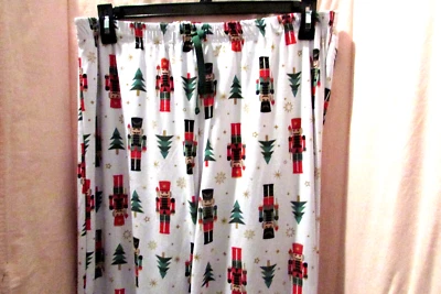 PANTALONES DE DORMIR LOUNGE CASCANUECES BLANCOS TALLA GRANDE. 2XL / ENTREPIERNA 32" Foto 1 de 4