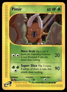 Pinsir #101/147 Aquapolis Pokemon Near Mint or Better - Picture 1 of 2