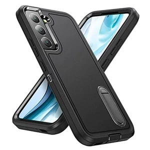 for Samsung Galaxy S22 Plus Case with Kickstand Case 3-Layer Military Grade - Picture 1 of 7