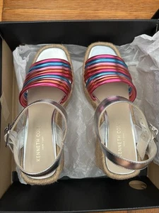 Kenneth Cole New York Womens SHELBY Casual Wedge Sandals Shoes Size 6M - Picture 1 of 8