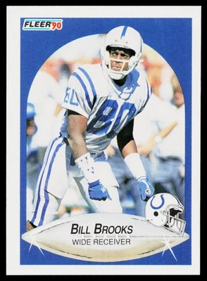 1990 Fleer - Bill Brooks #229 - Indianapolis Colts - Image 1 of 2