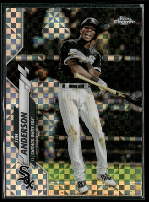 2020 Topps Chrome X-Fractor Tim Anderson #90 - Image 1 of 2