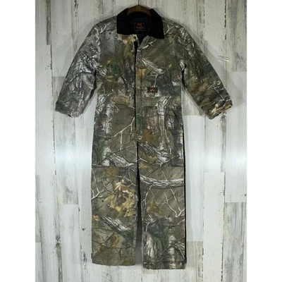 Walls Camo Coveralls Quilted Lining Youth Size Medium READ - Image 1 of 4