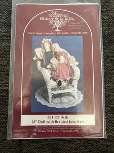 Primitive Pattern For 22” Dolls Vintage Pattern & Uncut - Picture 1 of 1