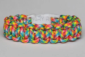 550 Paracord Survival Bracelet Slim - Birthday Cake - White Buckle - Picture 1 of 1