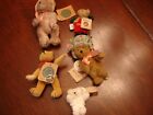 (5) Vintage Small Boyd's Teddy Bears Lot W/Tags Great Condition You get All 5!!!
