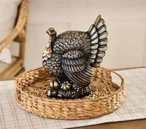 10" Slim-Silhouette Türkei Figur von Valerie in Bronze - Bild 1 von 2