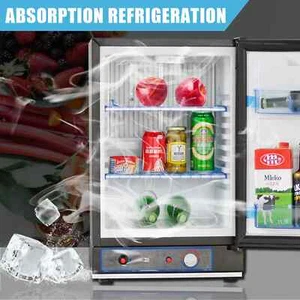 Smad Frigorifero ad assorbimento a 3 vie 40L Gas 12v 220v Campervan Caravan RV - Picture 1 of 11