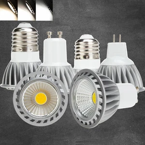 Downlight GU10 MR16 E26 E2715W 110V 220v Dimmable 85-265 LED SpotLight COB Bulb  - Picture 1 of 16