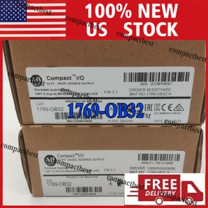 AB 1769-OB32 Compact 32PT.24VDC Output Module PLC Factory Sealed 1769OB32 - Picture 1 of 3