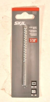 Lot Of 5 Skil 93103 3/16" X 4" Round Masonry Cordless Rotary Drill Bit  - Image 1 of 4
