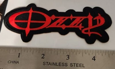 Ozzy Ozbourne Embroidered Iron/Sew On Band Patch