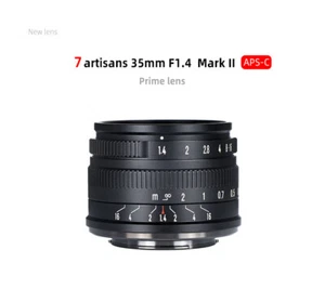 7artisans 35mm F1.4 APS-C Prime Lens For Sony E NEX-6 ZV-E10 Canon EOS-M FUJI FX - Picture 1 of 12