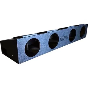 King Boxes Quad 8" 09-22 Ford F-150 2017-22 Ford F250/F350 Crew Cab Speaker Box - Picture 1 of 9