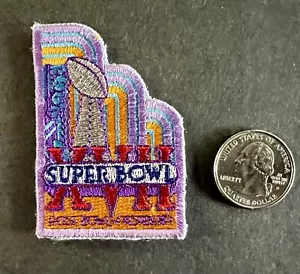 NFL SUPER BOWL XVII 17 AUTHENTIC 3” PATCH - 1983 Rose Bowl -Redskins Vs Dolphins - Picture 1 of 1