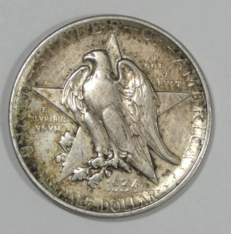 1934 Texas Independence Centennial Silver Commemorative 50c EXTRA FINE Cover