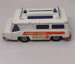 Vintage Corgi Ambulance Motorway 70s Made in Great Britain Pat 1276081 Collector - Picture 1 of 7