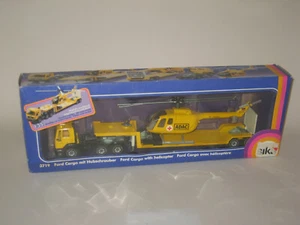 siku 3719 Ford Cargo Tieflader mit ADAC Hubschrauber OVP - Bild 1 von 9