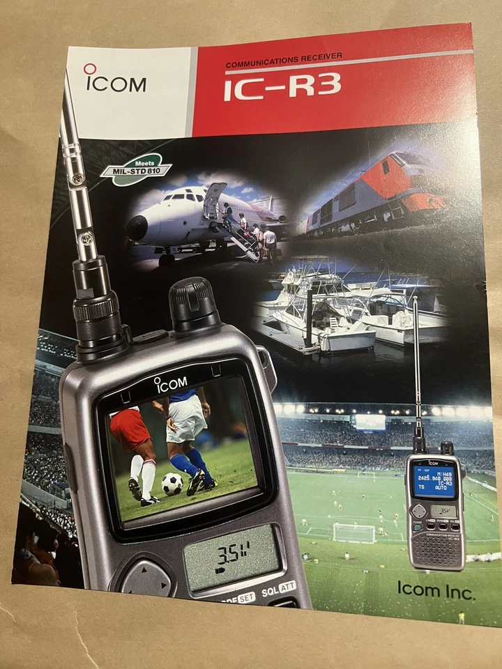 Icom IC-R3 ORIGINAL SALES BROCHURE - Image 1 of 1
