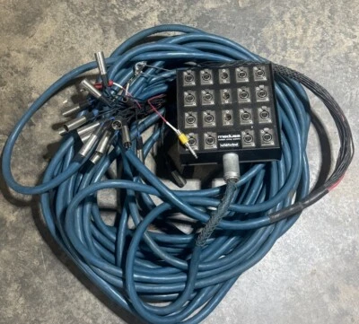 WHIRLWIND MEDUSA 16 BY 3 WITH LONG AUDIO SNAKE - Image 1 of 4