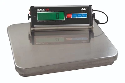 My Weigh HDCS60 Heavy Duty Stainless Steel Platform Parcel Scales 60kg x 20g - Image 1 of 3