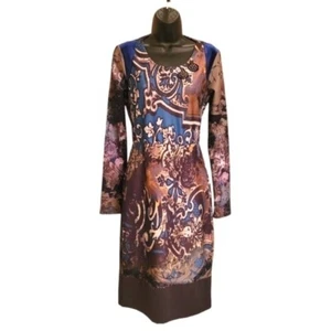 Save the Queen Y2K Renaissance Floral Long Sleeve Midi Dress - Picture 1 of 7