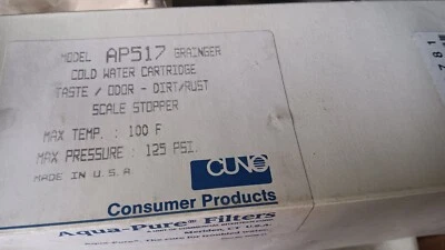 Aqua Pure-AP510-Under Sink-AP517 Cartridge-Triple Action-Water Filter-Free Ship - Image 1 of 4