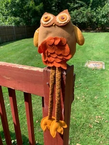 Eule Plüsch Regal Sitter Deko Urlaub Herbst - Bild 1 von 7