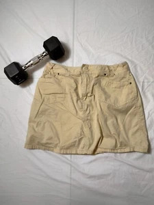 Sonoma Petite Shorts Womens Size 10P Khaki Bermuda Stretch Flat Front Mid Rise - Picture 1 of 6