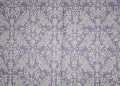cotton quilting fabric 26" Riley Blake Purple medium damask - Image 1 of 2