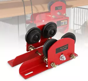 Heavy Duty I Beam Trolley - 0.5 Ton Capacity with Dual Track Rollers, Adjustable - Picture 1 of 6