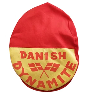 Gorra de fútbol de dinamita danesa sombrero frente a presión vintage Dinamarca LEER - Imagen 1 de 12