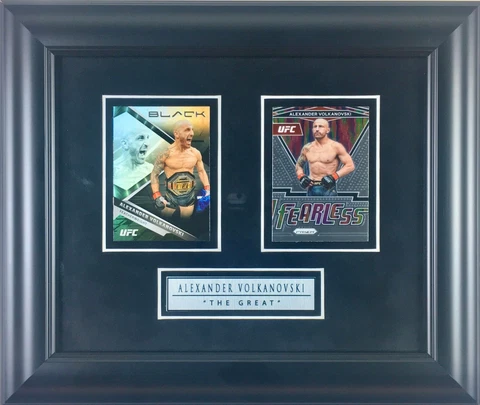 Alexander Volkanovski Card Set UFC Memorabilia Framed Featherweight Champion Cover