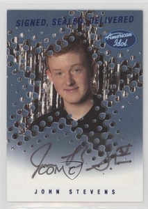 2004 Fleer American Idol: Season 3 Signed Sealed Delivered John Stevens Auto k5i