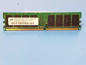Micron MT8HTF6464AY-40EA1 DDR2-400 512MB 1Rx8 PC2-3200U-333-11-A0 CL4 Memory - Picture 1 of 1