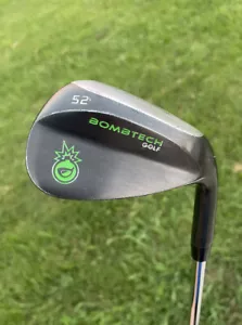 Used RH BombTech Golf 52° Wedge *Steel Wedge* Flex Golf Club BombTech Grip - Picture 1 of 6