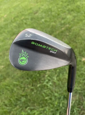 Used RH BombTech Golf 52° Wedge *Steel Wedge* Flex Golf Club BombTech Grip - Image 1 of 4