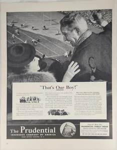 1941 The prudential insurance company Vintage Ad Thats our boy - Picture 1 of 1