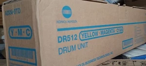 2 Drum, Tambour Original KONICA MINOLTA DR512 (A2XN-0TD) YELLOW/MAGENTA/CYAN . - Photo 1/1