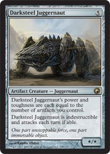 Scars of Mirrodin ~ DARKSTEEL JUGGERNAUT rare Magic the Gathering card