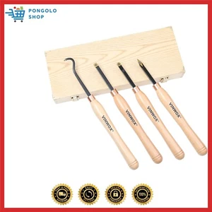 Mini 4 PCS Carbide Wood Lathe Turning Tool Set, Carbide Lathe Turning Tool, C... - Picture 1 of 2