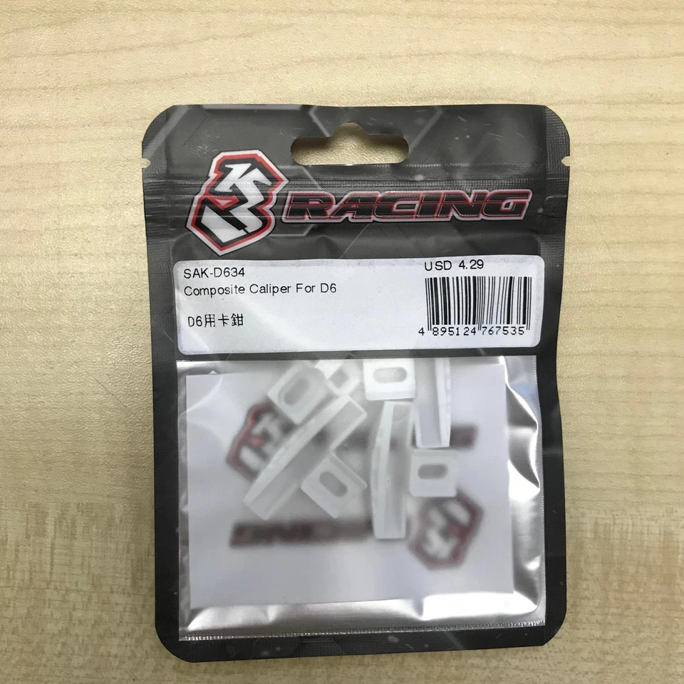 3RACING SAK-D634 PLASTIC COMPOSITE CALIPER FOR 1/10 SAKURA D6 S SPORT DRIFT CAR - Image 1 of 1