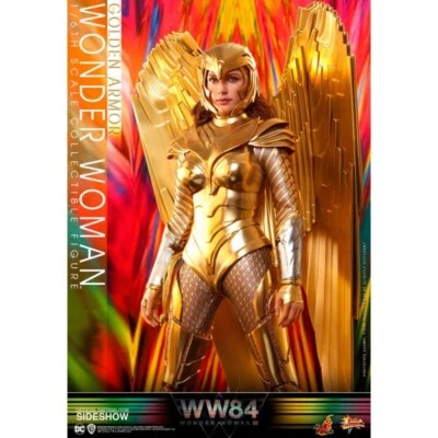 FIGURA HOT TOYS MMS577 WONDER WOMAN 1984 GOLDEN ARMOR - COMPLETAMENTE NUEVA - Imagen 1 de 4