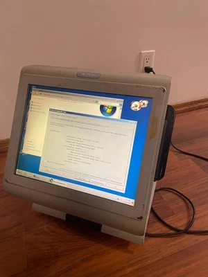 ParTech Par M7700 Touch Screen POS Windows 7  System Term Computer W/Card  Slide - Image 1 of 4