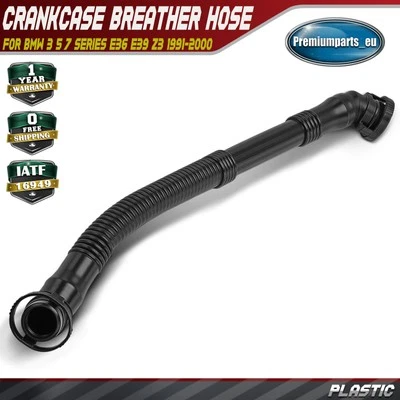 Crankcase Breather Hose for BMW 3 5 7 Series E36 E39 Z3 1991-2000 11151703775 - Image 1 of 4
