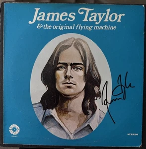 JAMES TAYLOR SIGNED THE ORIGINAL FLYING MACHINE VINYL ALBUM JSA COA AUTOGRAPH - Picture 1 of 2