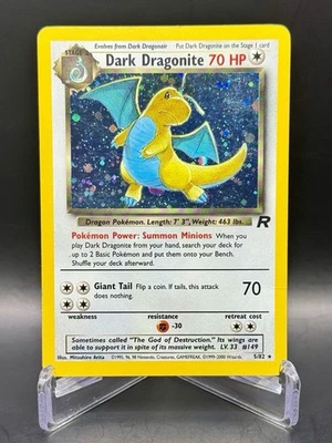 Dark Dragonite 5/82 Team Rocket (2000) Holo Rare Vintage WOTC Pokemon TCG - Image 1 of 4