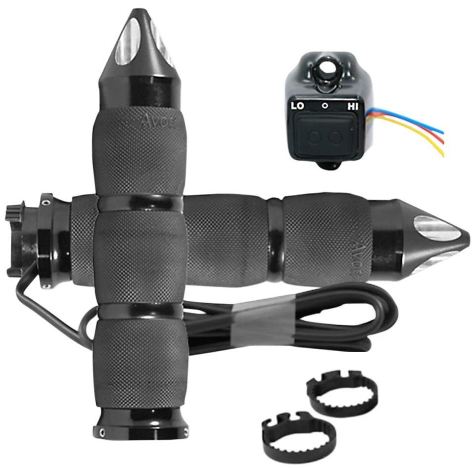 Empuñaduras de manillar Avon Air Cush térmicas negras (MT-AIR-90-A-S-H) Foto 1 de 1