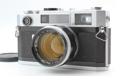 [ EXC++++ ] Canon 7S Silver Rangefinder Film Camera + 50mm f/1.4 Lens from JAPAN - Image 1 of 4